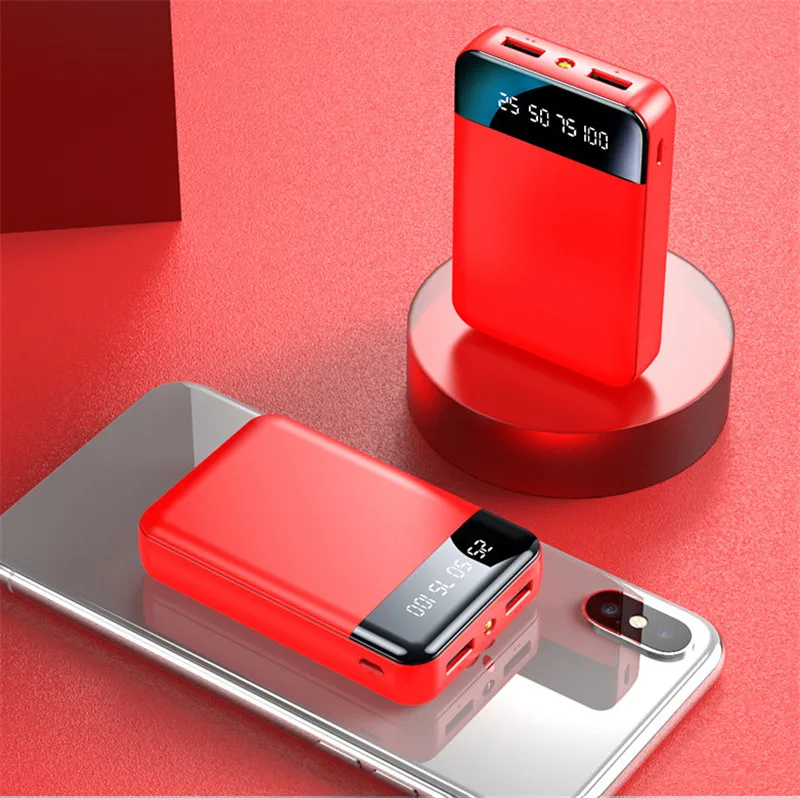 50000mAh pocket power bank is suitable for office, travel, camping with LED light fast charge portable external battery portable cell phone charger