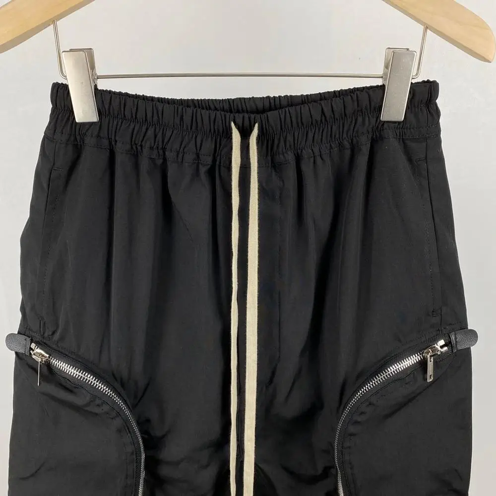 Owen Seak Men Casual Harem Shorts Gothic Men's Sweatpants Summer Hip Hop High Sweater Women Loose Black Shorts Size XL 4