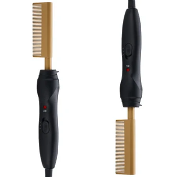 

Hair Straightener Electric Comb Wand Hair Curling Irons Hair Curler Comb Hot Straightening Electric Comb
