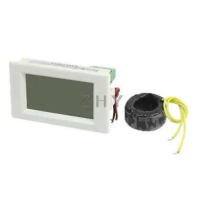 AC 80-300V 100A Black Digits LCD Panel Guage Meter Ammeter Voltmeter