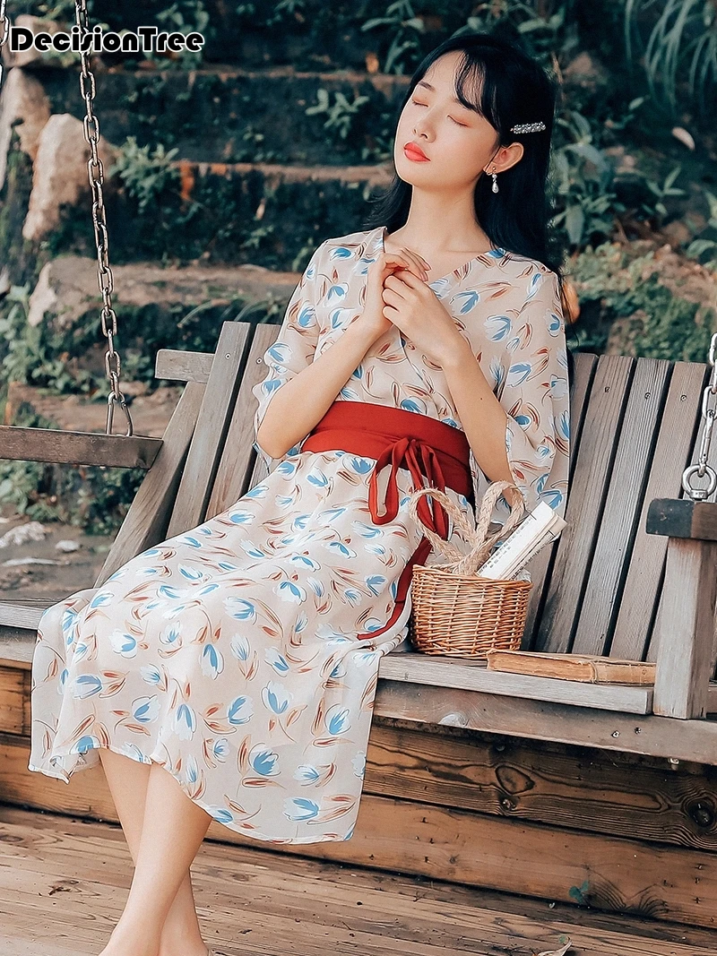 Кимоно японское кимоно mujer yukata японское кимоно платье кимоно feminino японский стиль кимоно для женщин