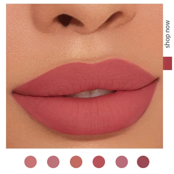 

6 Sets Matte Lipstick Set Makeup Lipstick Sexy Lip Glaze Natural Moisturizer Waterproof Velvet Lip Glosses Makeup