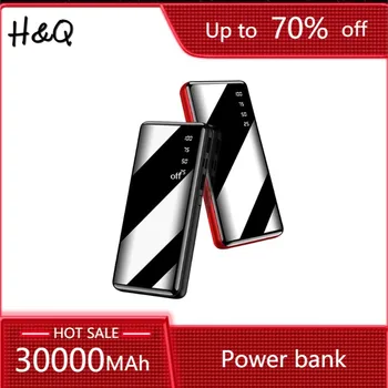 

30000mAh Power Bank Fast Charging Dual USB Powerbank External Battery With LED Display Charger For All Smart Phone Free Shipping