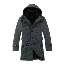 Трендовое мужское толстое пальто,, средняя длина, Плюс Толстая длина, Jj-y22