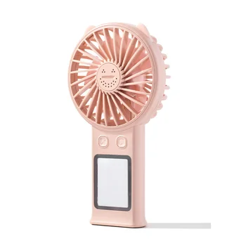 

Portable Usb Fan 2-Speed Mini Fan For Office Gadgets Desktop Desk Electric Small Fan Summer Mirror Cooler Cooling Fan Pink