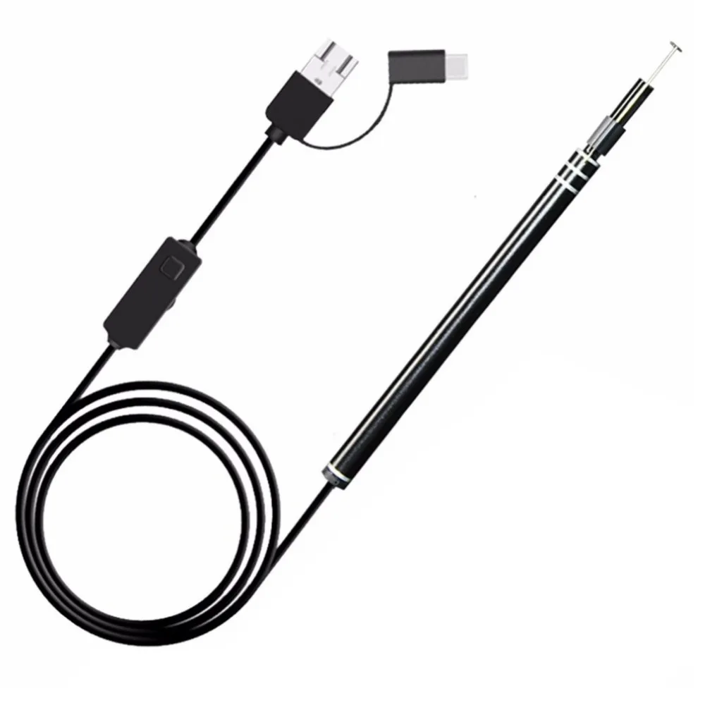 Новинка USB инструмент для чистки ушей визуальная ложка HD многофункциональная