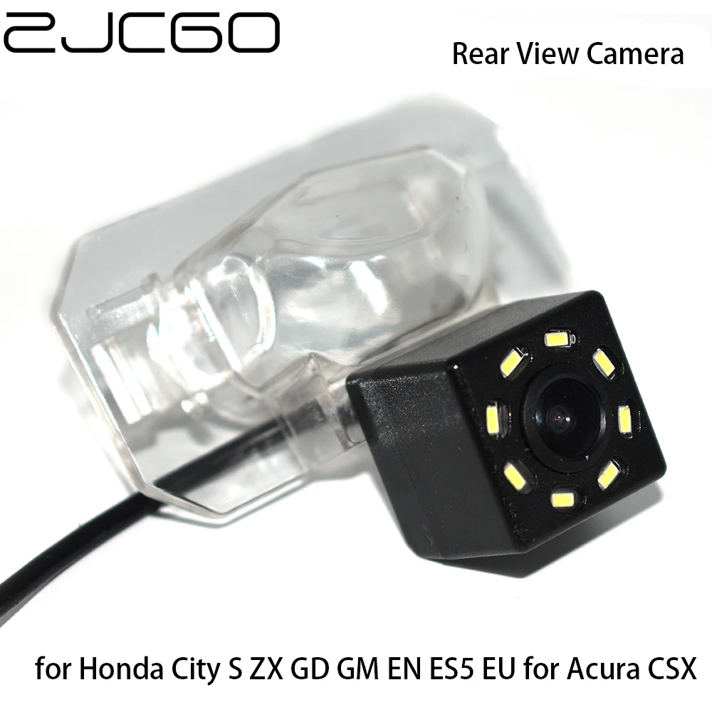 Zjcgo Ccd Hd Car Rear View Reverse Back Up Parking Night Vision Telecamera Impermeabile Per Honda City S Zx Gd En Es5 Eu Per Acura Csx