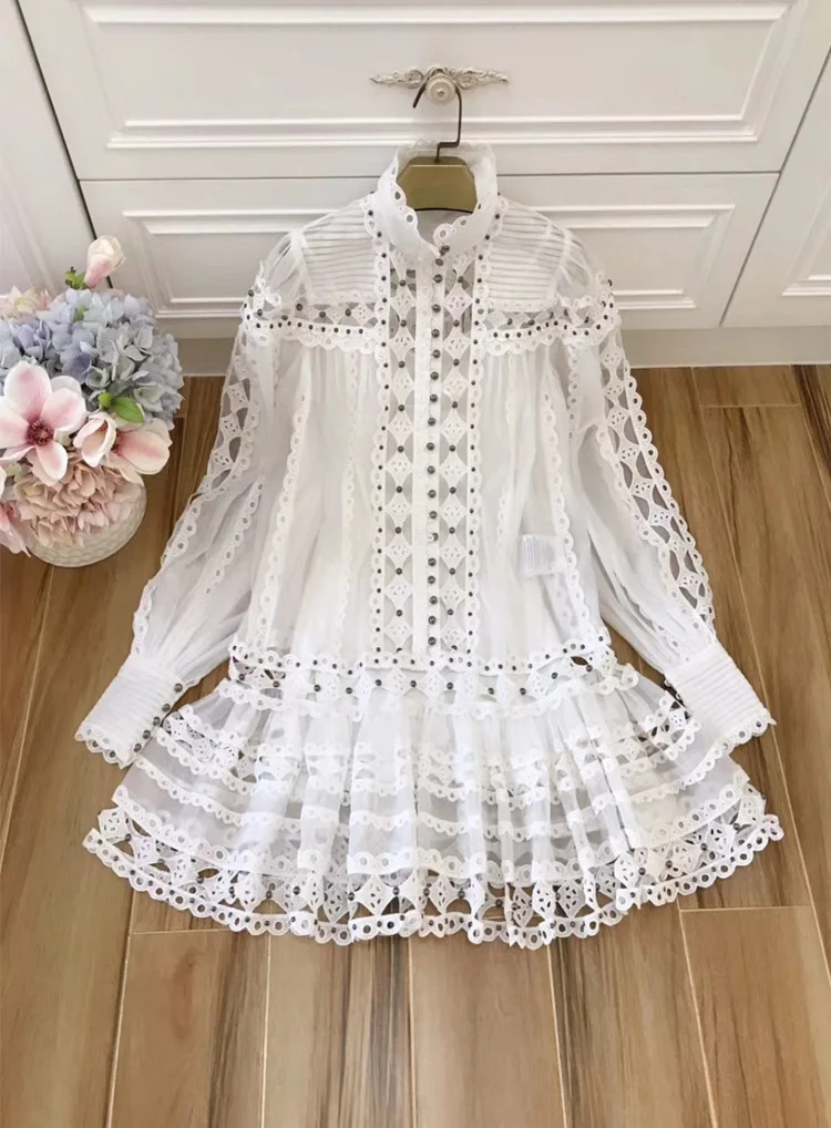 TESSCARA Beading Dress Shirt Image 4