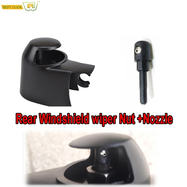 Misima Rear Wiper Arm Cap Nut Washer Cover and Jet Nozzle For VW Polo Passat B6 B7 Touran Tiguan Golf Scirocco Caddy Transporter: Smooth and Long-Lasting Performance