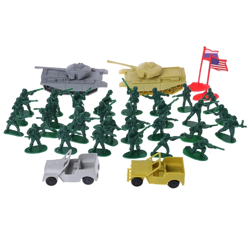 Военный, песочный стол Солдат модель набор сцена здание дети мальчик развивающие игрушки F42E