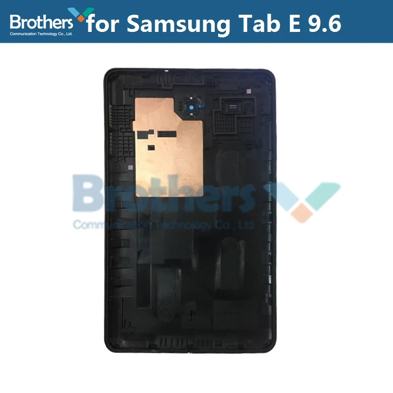 Для samsung Tab E 9,6 T560 T561 задняя крышка корпус батареи с камерой стеклянные линзы кнопки SM-T560 замена двери батареи