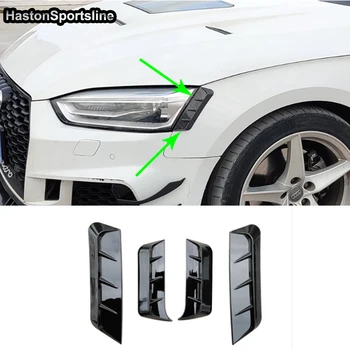 

4Pcs/Set A5 B9 Front Lamp With Rear light Eyelid Eyebrows Decoration Car Styling for Audi A5 S5 S-line 2017-2019