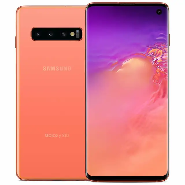 Original Samsung Galaxy S10 G973U1 6.1" 8GB RAM 128/512GB ROM Octa Core Snapdragon Fingerprint NFC 4G LTE Unlocked Cell Phone 4