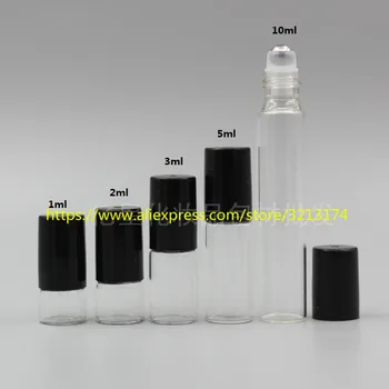 

wholesale 1ml 2ml 3ml 5ml 10ml roll-on bottle, mini sample perfume essential oil deodorization Aromatherapy Refillable Bottle