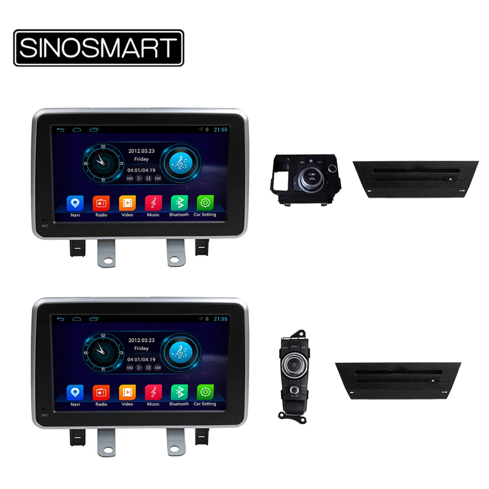 SINOSMART четырехъядерный Android 8 1 2G RAM автомобильное радио GPS навигатор плеер для Mazda 2/CX