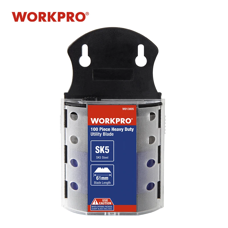 WORKPRO оригинальные лезвия сверхпрочные для ножей SK5 стальных 100 шт./лот|knife fork spoon