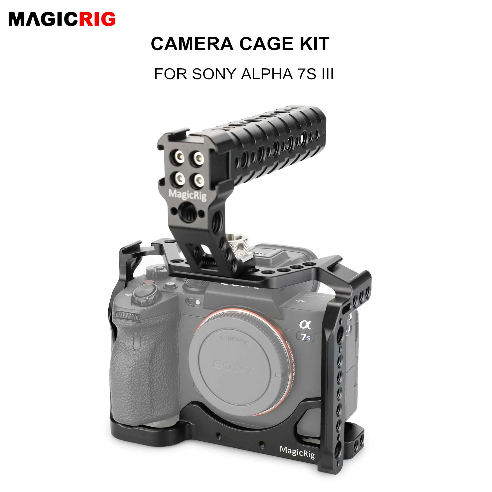 Клетка MAGICRIG A7SIII DSLR с верхней ручкой фиксирующая ручка Arri для Sony Alpha 7S III / A7S3 /A7S |