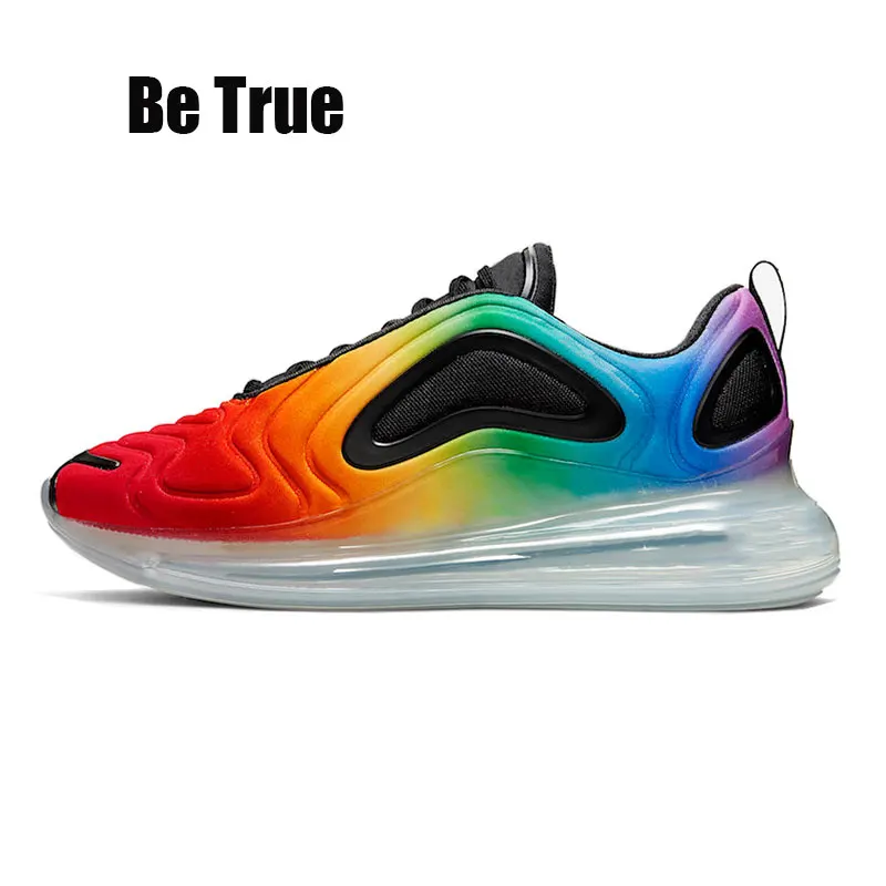 Оригинальные кроссовки 720 мужские Be True Pride тройной Белый Черный закат Северное сияние день кроссовки спортивные дышащие кроссовки