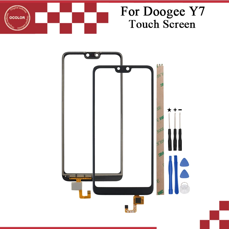 Ocolor Для Doogee Y7 сенсорный экран Testd дигитайзер Замена Для Doogee Y7 Сенсорная панель аксессуары для телефонов+ Инструменты+ клей
