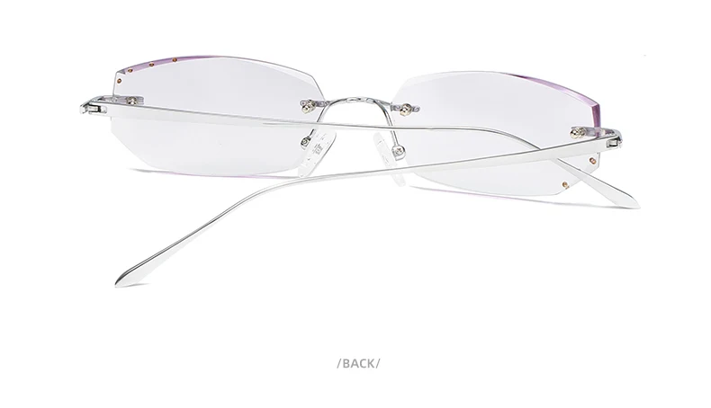 Zirosat 9037 Unisex Eyeglasses Pure Titanium Rimless