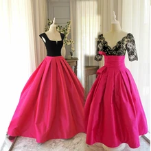

Vestido De Noiva Romantic Bride Rose red Wedding Party ball gown long prom backless robe de soiree mother of the bride dresses