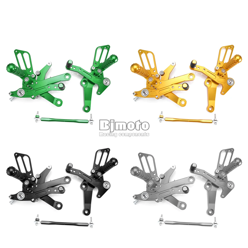 Мотоцикл Регулируемый CNC алюминиевый Rearset для Kawasaki Ninja 400 Ninja 250 Ninja400 Ninja250 Ninja-250- подножки