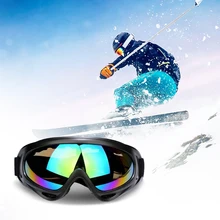 1 шт., зимние лыжные очки для сноуборда, очки для горных лыж, очки для спорта на открытом воздухе, снегоход, мото, велосипедные солнцезащитные очки, противотуманные лыжные очки