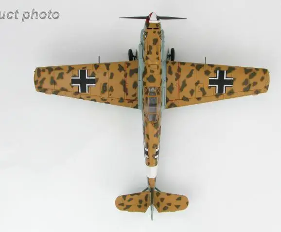 Модель самолета Hobby Master BF 109E-7 Trop Black 8 2 JG 27 апреля 1941 1/48 литье под давлением