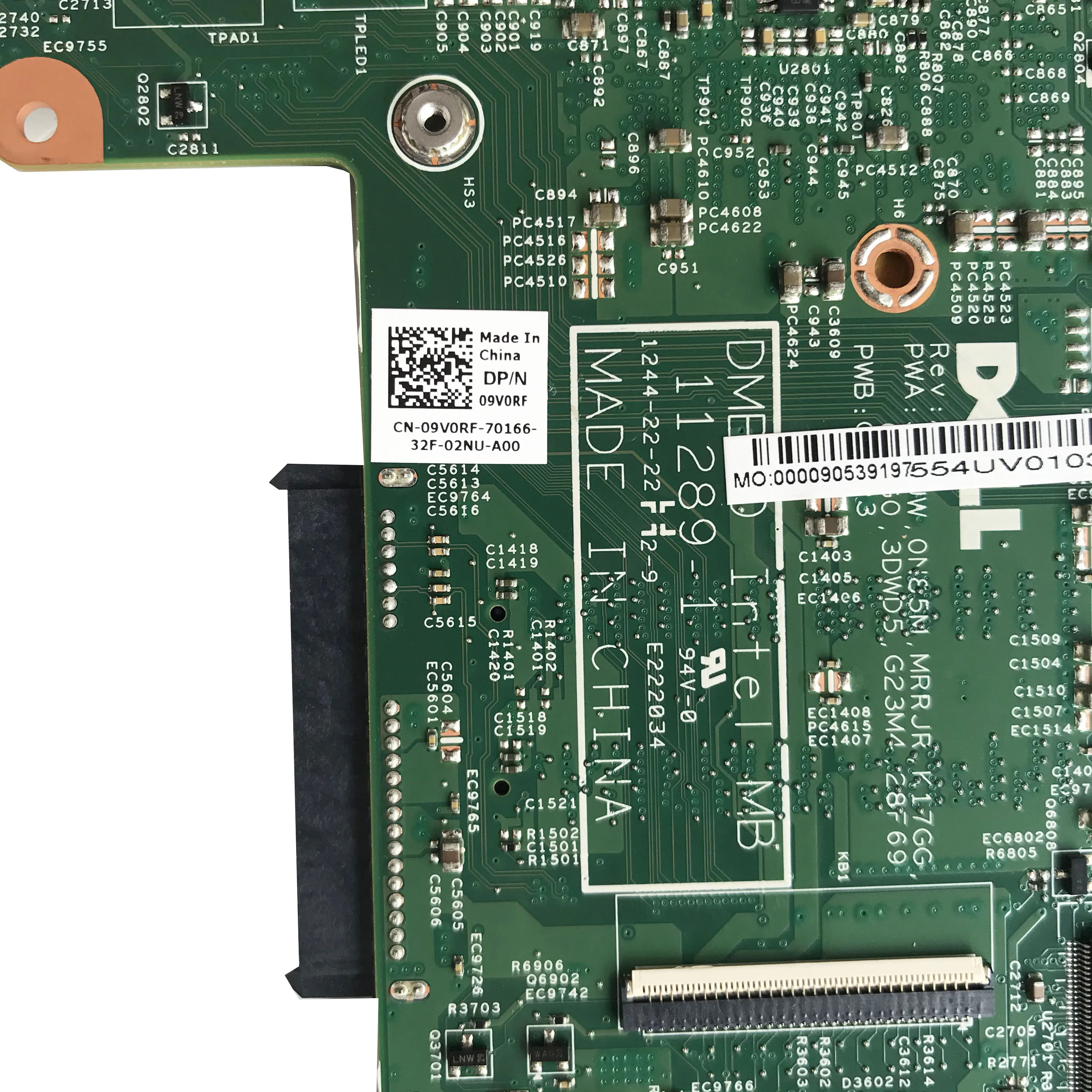 Высокое качество для DELL 5423 материнская плата для ноутбука CN-09V0RF 09V0RF HM77 с SR0XF i3-3227U материнская плата протестированная Быстрая