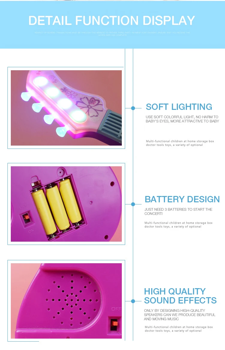 Brinquedos de Guitarra Eletrônica das Crianças Educacional para Crianças Interesse da Música Mini Guitarra Clássica Brinquedo Musical Develmente Meninas Presente 21 High Quality Brinquedos e hobbies