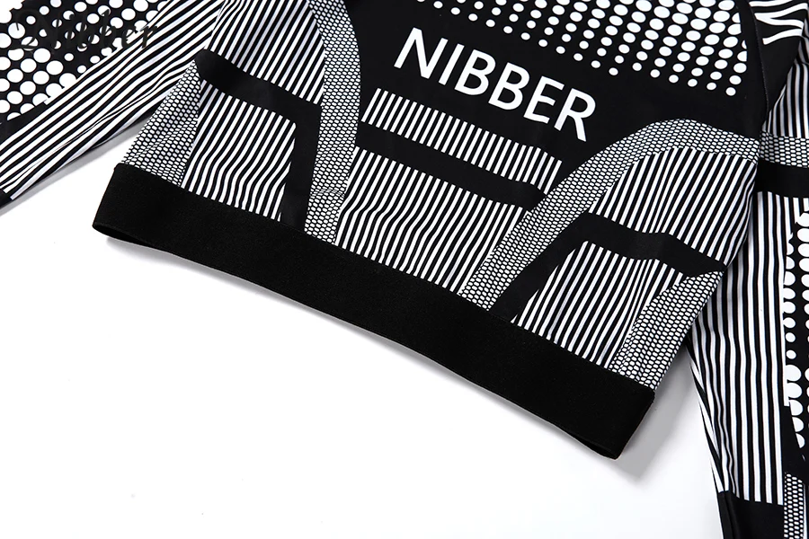 NIBBER Модная Тонкая футболка с буквенным принтом, женский короткий топ, Новинка осени, повседневный спортивный Топ с длинным рукавом для бега, футболка