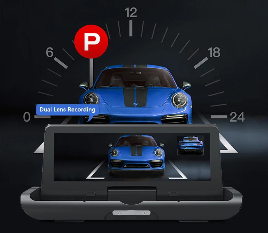LDZDSEE 4G ADAS Full HD 1080P Автомобильный видеорегистратор Камера 7,84 дюймов ips Android видеорегистратор gps камера заднего вида Авто регистраторы