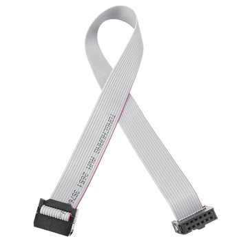 

2.54mm FC-12P IDC Flat Gray Cable LED Screen Connected to JTAG Download Cable
