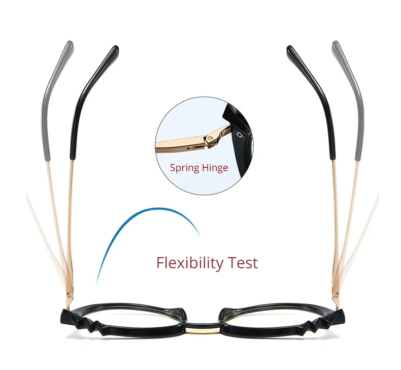 Ralferty frauen Gläser Rahmen Luxus Marke Designer Cat Eye Brille Optische Myopie Brillen Rahmen Für Frauen Oculos De Grau – Detail 4