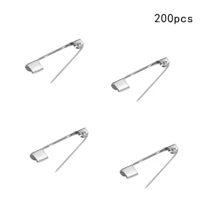 200pcs 3cm MIUSIE 200 шт Брошь булавка брошь задняя Пряжка булавка безопасная Брошь-заколка имя значок шитье DIY Ювелирная фурнитура ювелирные аксессуары - Цвет: 200pcs 3cm