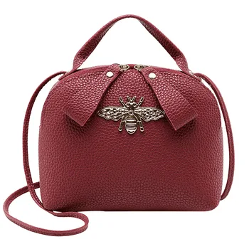 

2020 Women Fashion Crossbody Bag Trend Phone Messager Girls Bag Ladies Small Package Metal Bee Sweet Lady Shoulder Bag