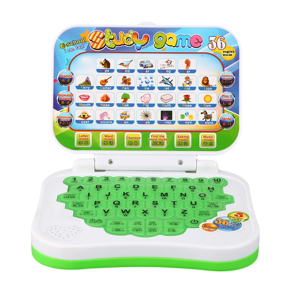 1Pcs Multifunctional Security Plastic Early Interactive Mini Pronunciation Learning Educational Computer Machine Toys for Baby | Игрушки и
