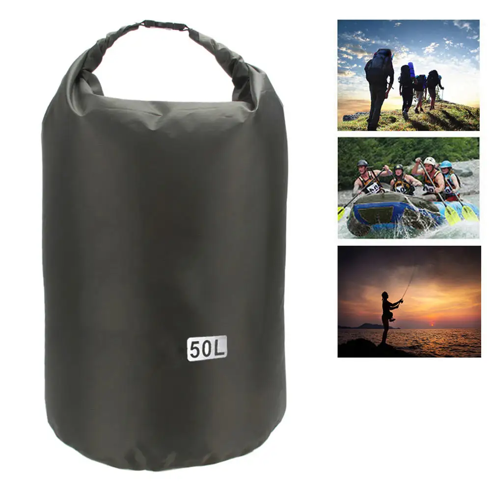 

50L/20L/5L Diving Bucket Bag Shoulder Drifting Bag Outdoor Waterproof Swimming Floating Bag Drying