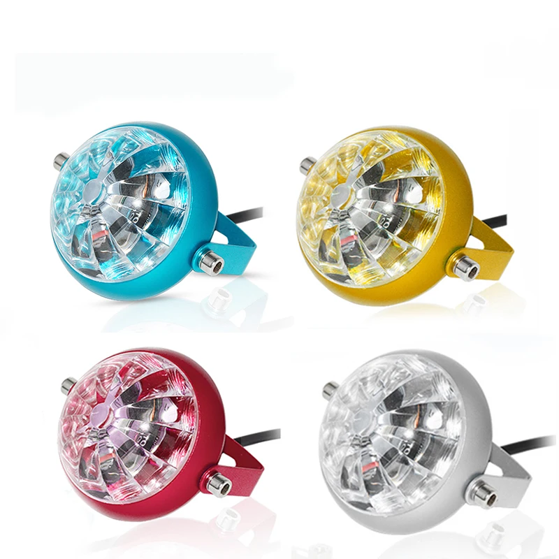 

Motorbike 4500K spotlights Decoration Lamp headlights Auxiliary lamp Colorful Motorcycle 12v 10w Led fog lights moto headlamp
