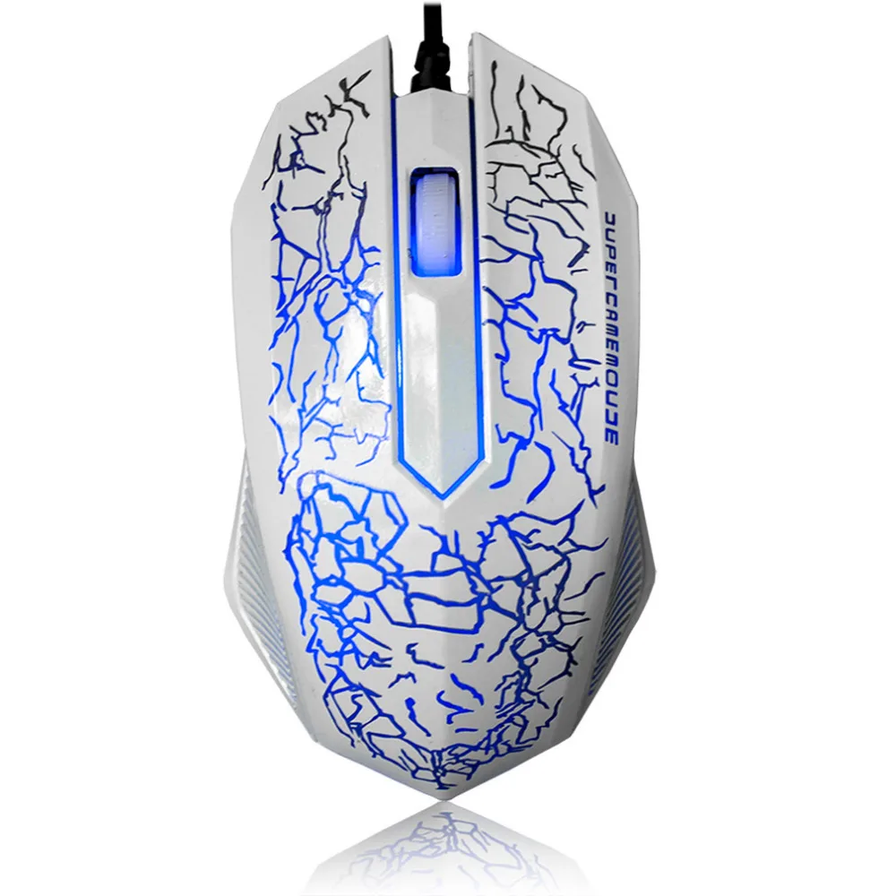 3200 dpi светодиодный оптический 3 кнопки 3D USB Проводная игровая мышь Pro Gamer светящиеся Компьютерные Мыши для ПК USB Проводная мышь для геймера