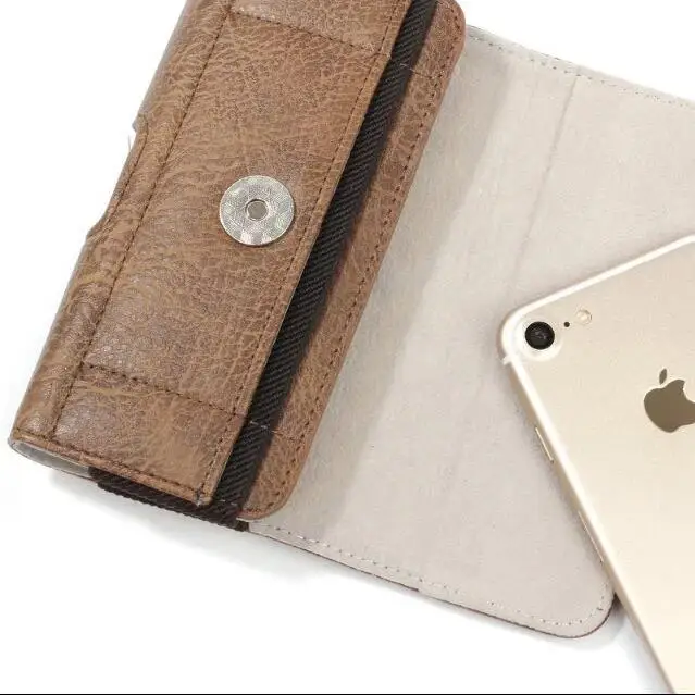 Leather belt clip phone case for iphone 12 mini 12 11 pro max 6s plus xs 7 8 SE Touch 5 6 7 Magnetic Waist Case Card slot cover case iphone 6