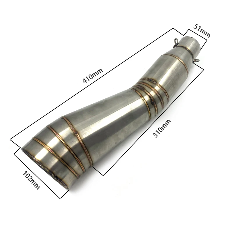 Motorcycles Titanium Exhaust Muffler Pipe Slip On Silencer wDB Killer (11)