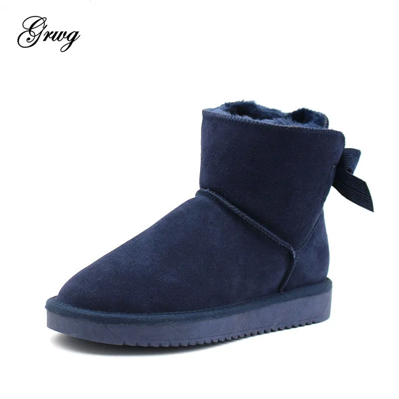 

GRWG New Arrival Australia Classic Women Boots Women's Genuine Cowhide Leather Snow Boots Women Shoes