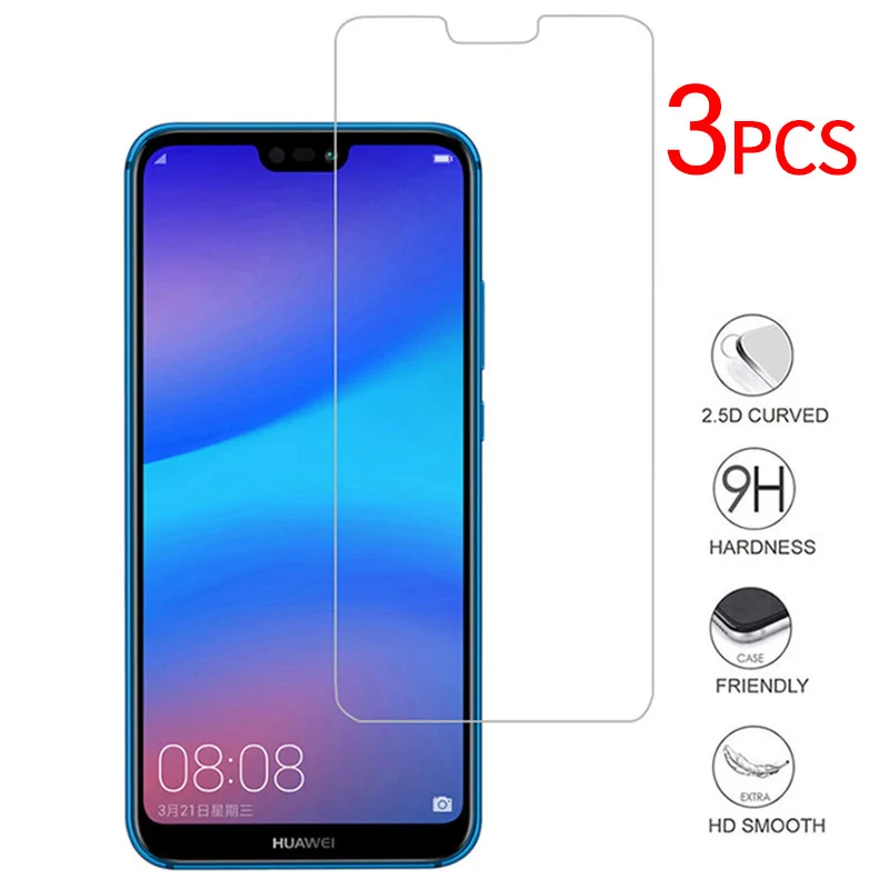 Закаленное стекло 2.5D для Huawei P40 P30 Lite Honor 8A 8C 10i 20i 20 Nova 5 Pro защитная пленка экрана |