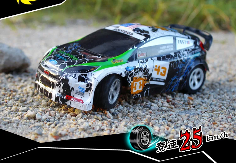 Weili A989 высокоскоростной автомобиль с дистанционным управлением 1: 24 модель игрушечного автомобиля 2,4G ралли рулевого управления автомобиля без соотношения