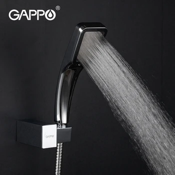 

High Pressure Nozzle Shower Head ABS Bathroom Accessories Handheld Water Saving Rainfall Chrome Shower Head flash sale