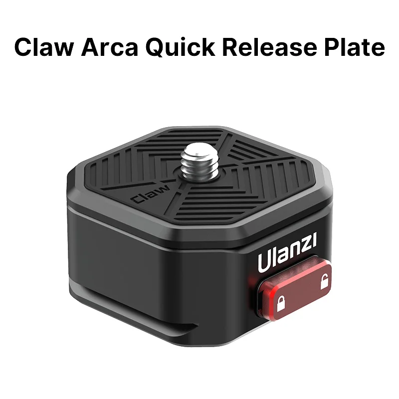 ULANZI Professional Claw Quick Release Panoramic Ballhead and Upgrade Claw Arca Quick Release Plate Kit 