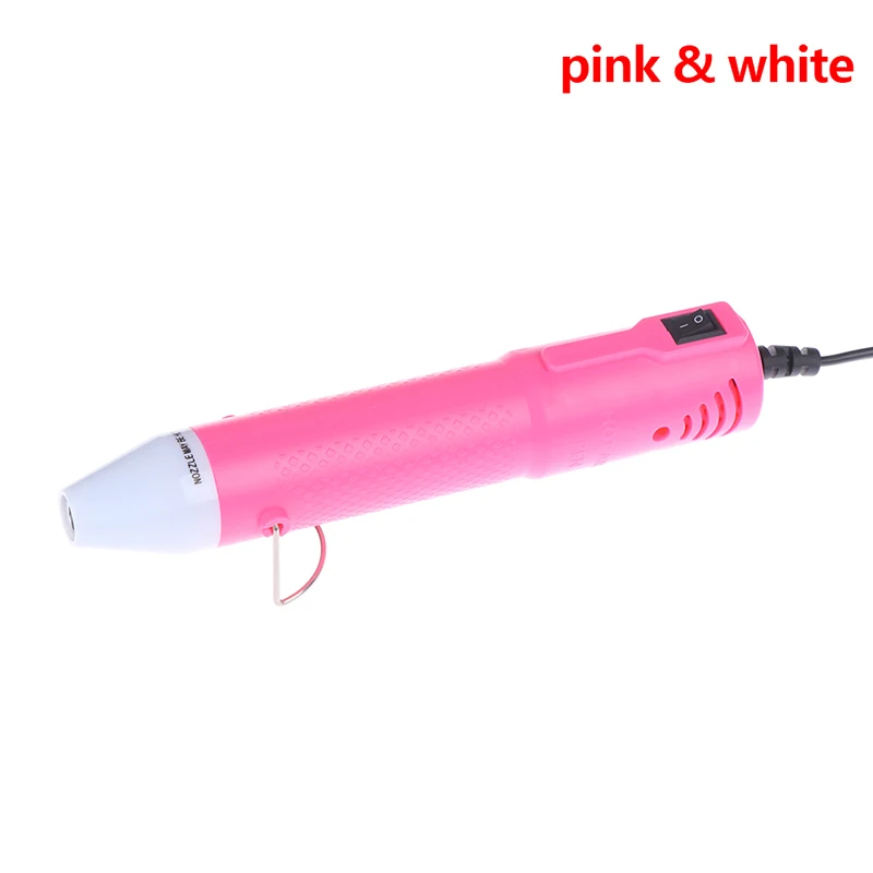 pink white EU Plug Промышленный Фен 220 в ЕС ручной нагревательный элемент для фиксации электропитания - Цвет: pink white EU Plug