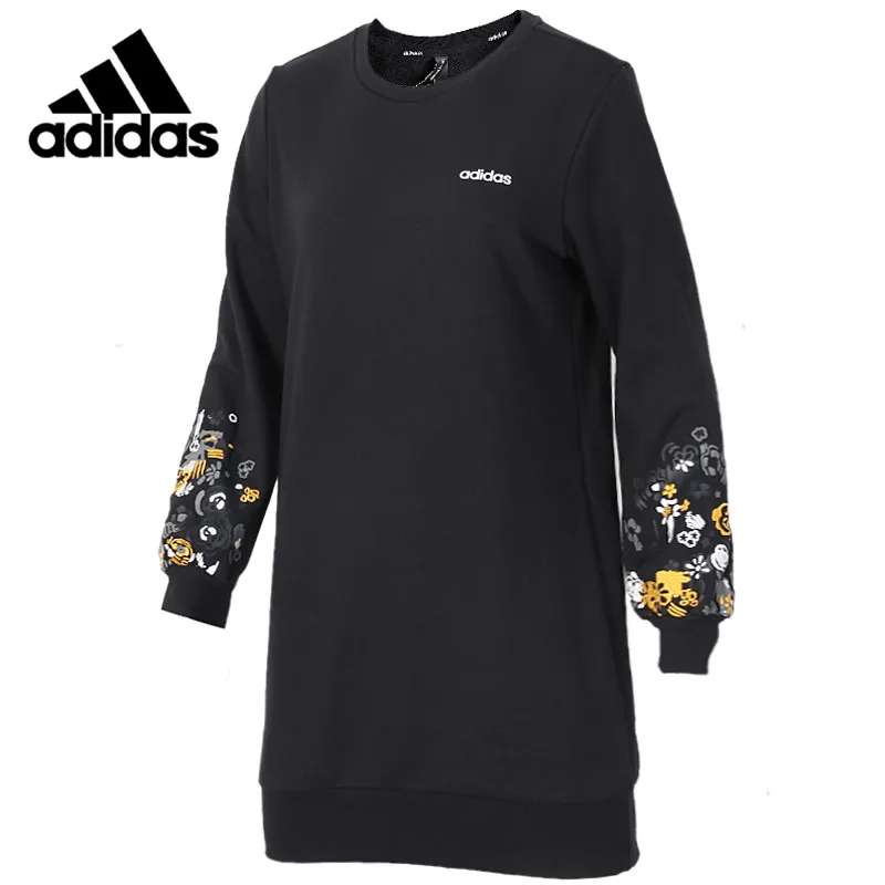

Original Adidas New Arrival W ARTIST DRESS Breathable Slimming Body Round Collar Women's Wear DW7819