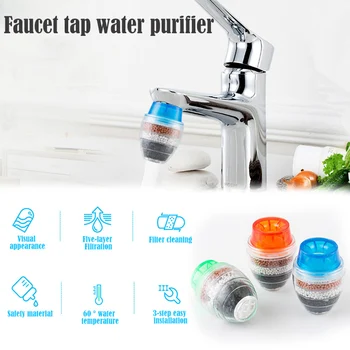 

New Kitchen Faucet Tap Water Purifier for Household Water Purifier Filter Activated Carbon Filtration Mini Faucet Purifier